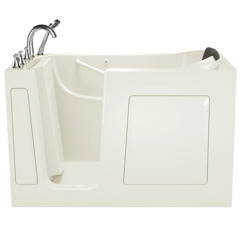 Gelcoat Premium Series 60x30 Inch Soaking Walk-In Bathtub - Left Hand Door and Drain