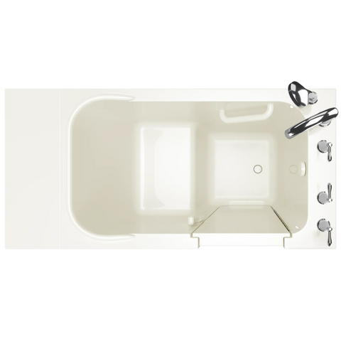 Gelcoat Entry Series 48 x 28-Inch Walk-In Tub With Soaker System – Right-Hand Drain With Faucet