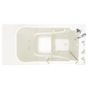 [SSA5230RJ-BC] Gelcoat Entry Series 52 x 30-Inch Walk-In Tub With Whirlpool System – Right-Hand Drain With Faucet - Biscuit