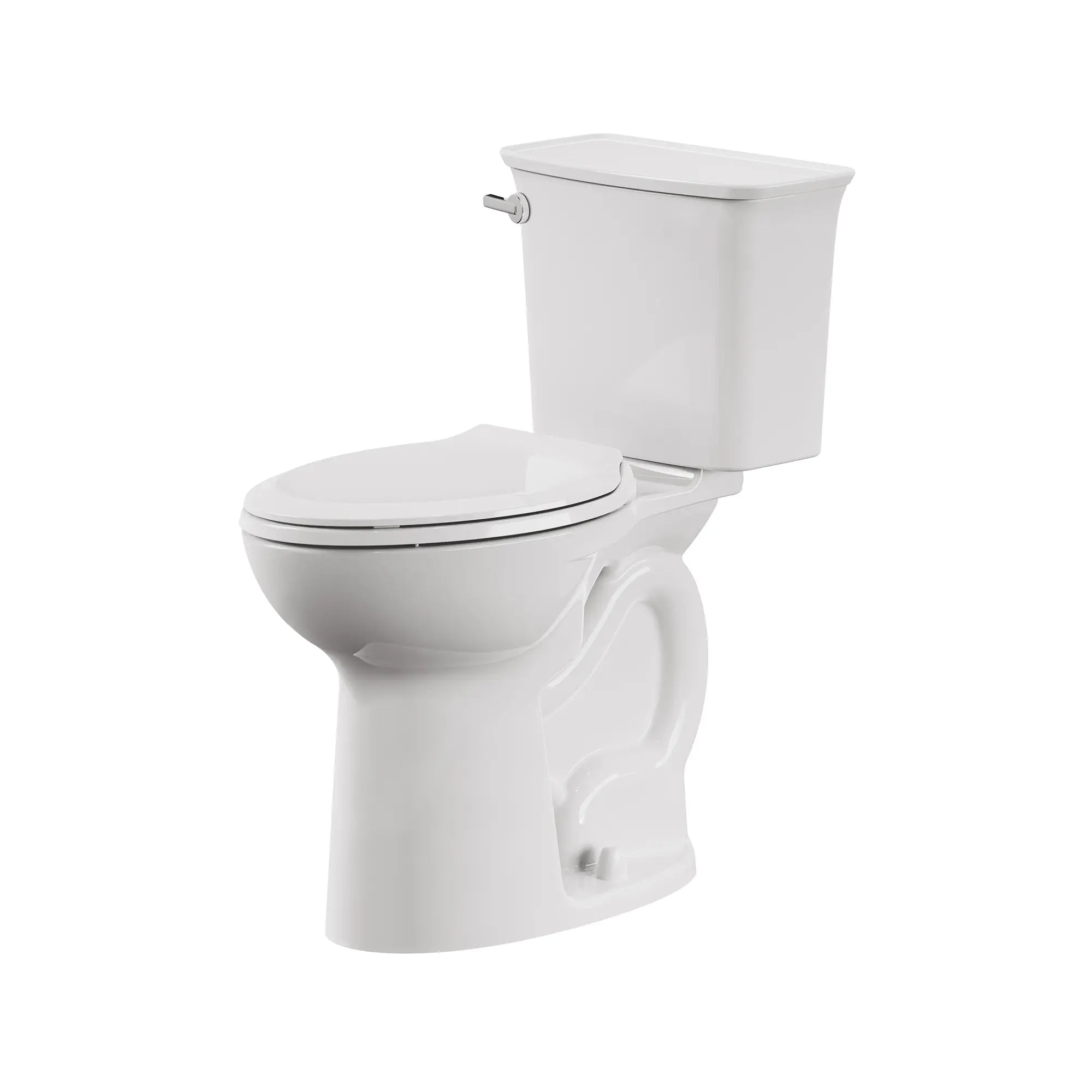 Elevation Two-Piece 1.28 gpf/4.8 Lpf Extra Tall Height Elongated Toilet With Seat // WHITE // 239823_Lowes_SiloLeft_746TA101.020_0001_MARCH2024_CDNwebp.webp