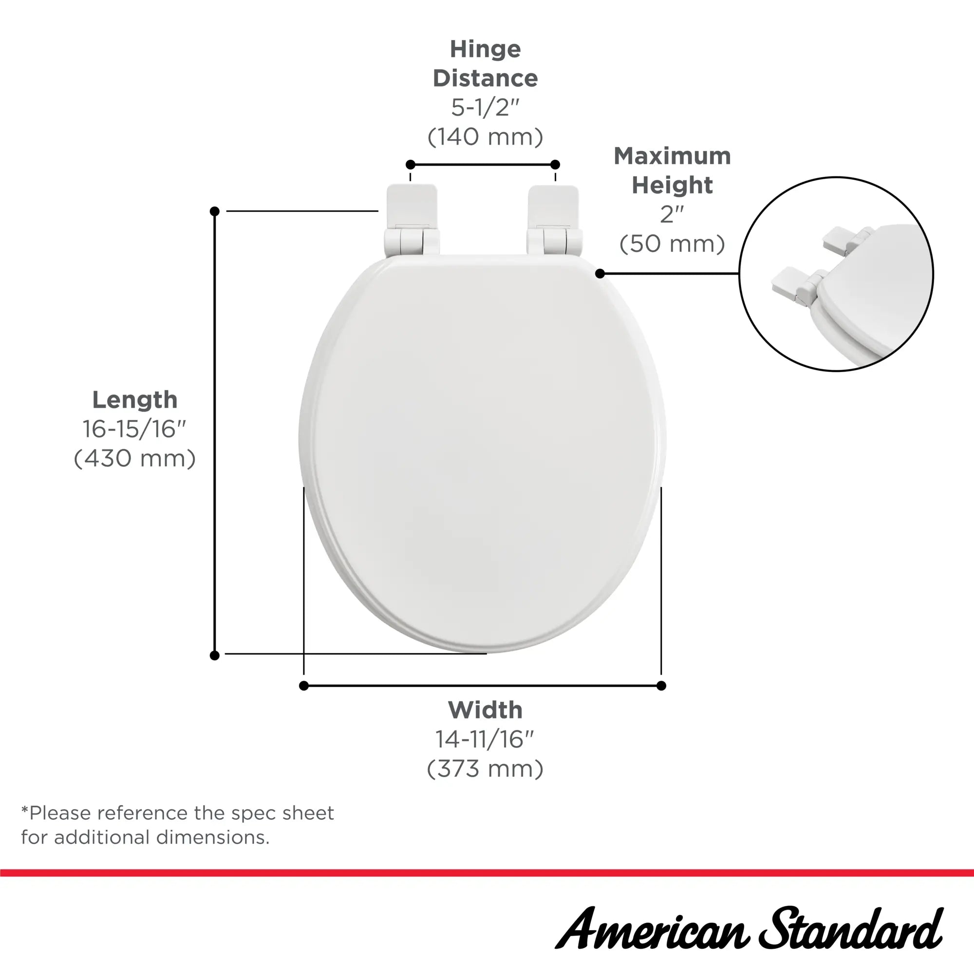 Moments Slow-Close & Easy Lift-Off Round Front Wood Toilet Seat // WHITE // 239998_Moments_Infographic_5268B60CL_0002_MAR2024_CDNwebp.webp