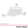 Elevate 38-inch Neo-Angle Base with Center Drain Outlet // ARCTIC // 240120_Elevate_Infographic_A8017T-CO.011_0002_APR2024_CDNwebp.webp