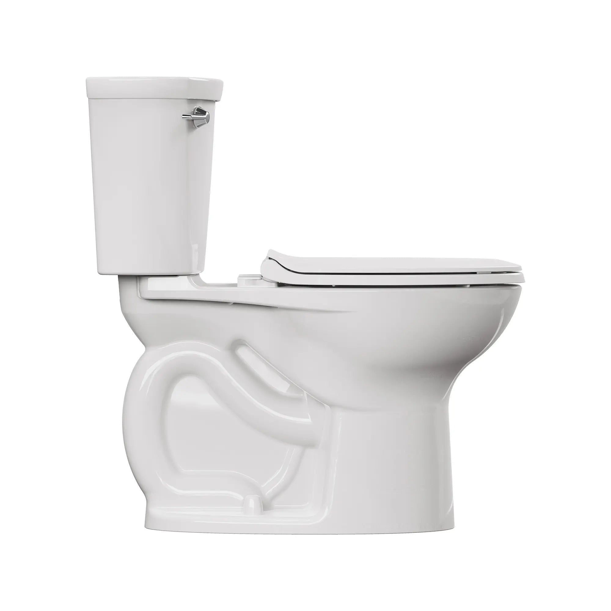 Cadet 12 in. Rough In 2-Piece 1.28 GPF/4.8LPF Single Flush Chair Height Elongated Antimicrobial Toilet with Slow Close Antimicrobial Seat // WHITE // 244579_Cadet_SiloSide_788AA104.020_0001_APRIL2024_CDNwebp.webp