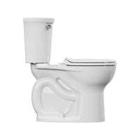[788BA104.020] Cadet 12 in. Rough In 2-Piece 1.28 GPF/4.8LPF Single Flush Chair Height Round Front Antimicrobial Toilet with Slow Close Antimicrobial Seat - White