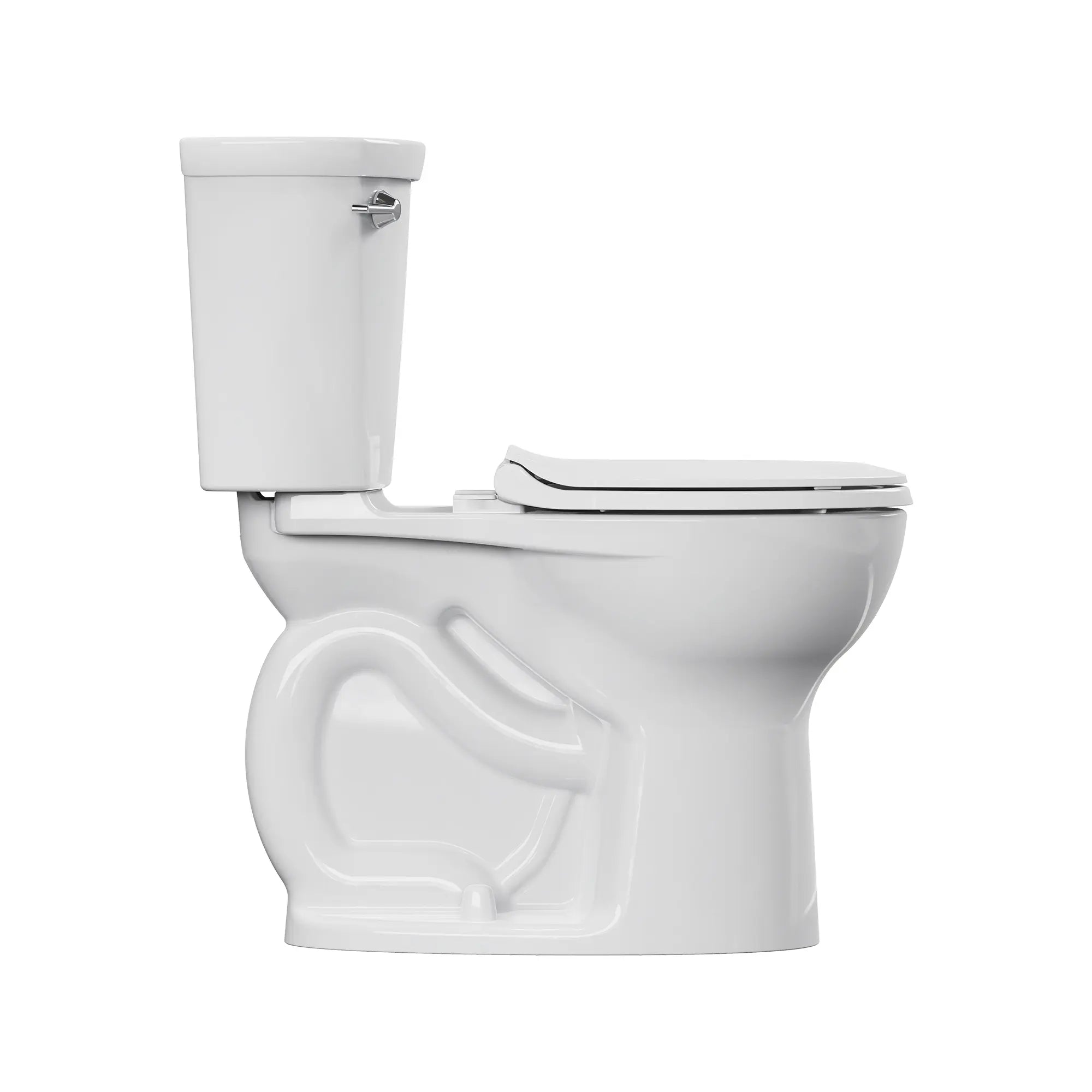 Cadet 12 in. Rough In 2-Piece 1.28 GPF/4.8LPF Single Flush Chair Height Round Front Antimicrobial Toilet with Slow Close Antimicrobial Seat // WHITE // 244580_Cadet_SiloSide_788BA104.020_0001_APRIL2024_CDNwebp.webp