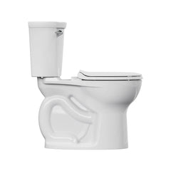 [788BA104.020] Cadet 12 in. Rough In 2-Piece 1.28 GPF/4.8LPF Single Flush Chair Height Round Front Antimicrobial Toilet with Slow Close Antimicrobial Seat - White