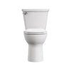 [788BA104.020] Cadet 12 in. Rough In 2-Piece 1.28 GPF/4.8LPF Single Flush Chair Height Round Front Antimicrobial Toilet with Slow Close Antimicrobial Seat - White