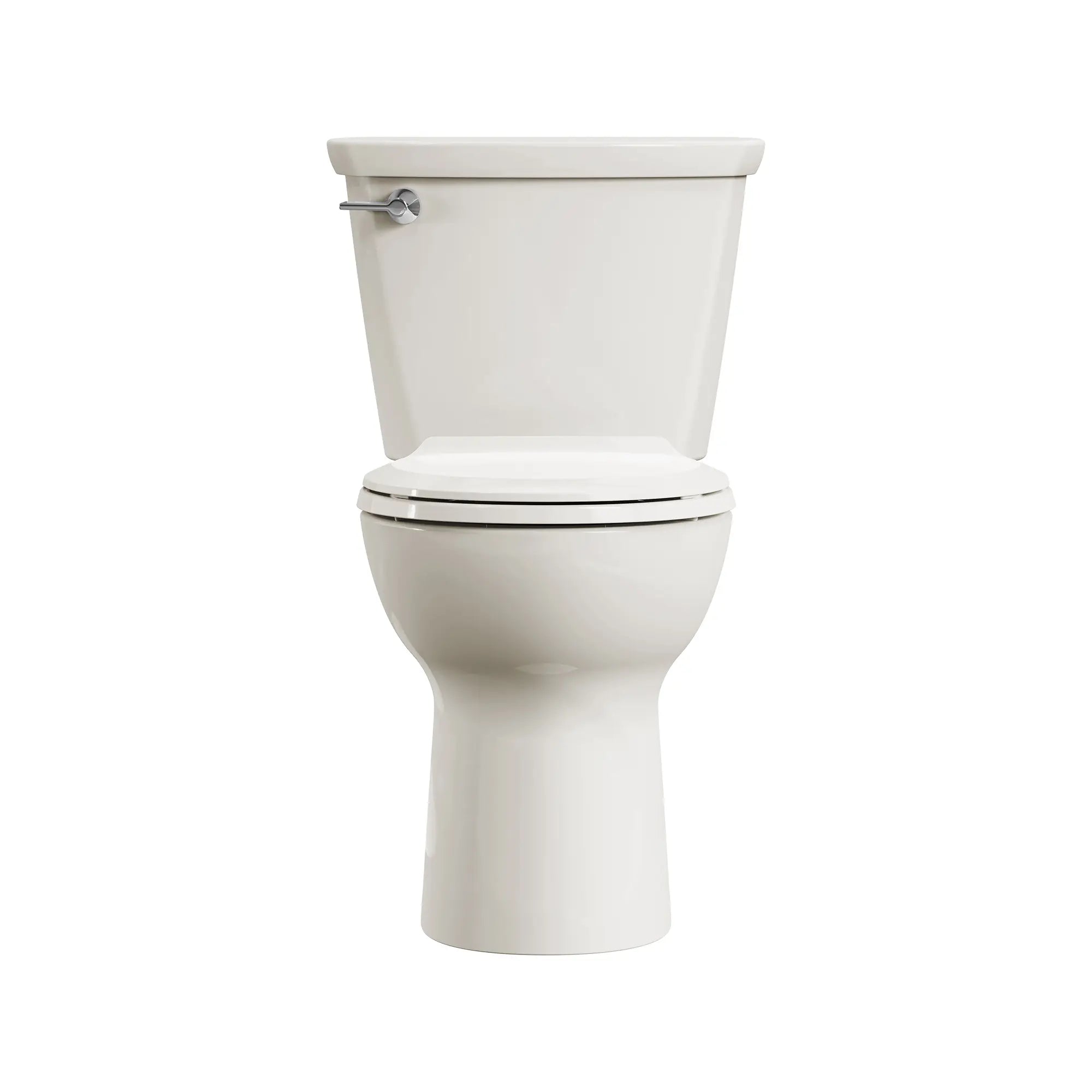 Cadet 12 in. Rough In 2-Piece 1.28 GPF/4.8LPF Single Flush Chair Height Round Front Antimicrobial Toilet with Slow Close Antimicrobial Seat // BONE // 244588_Cadet_SiloFront_788BA104.021_0001_APRIL2024_CDNwebp.webp