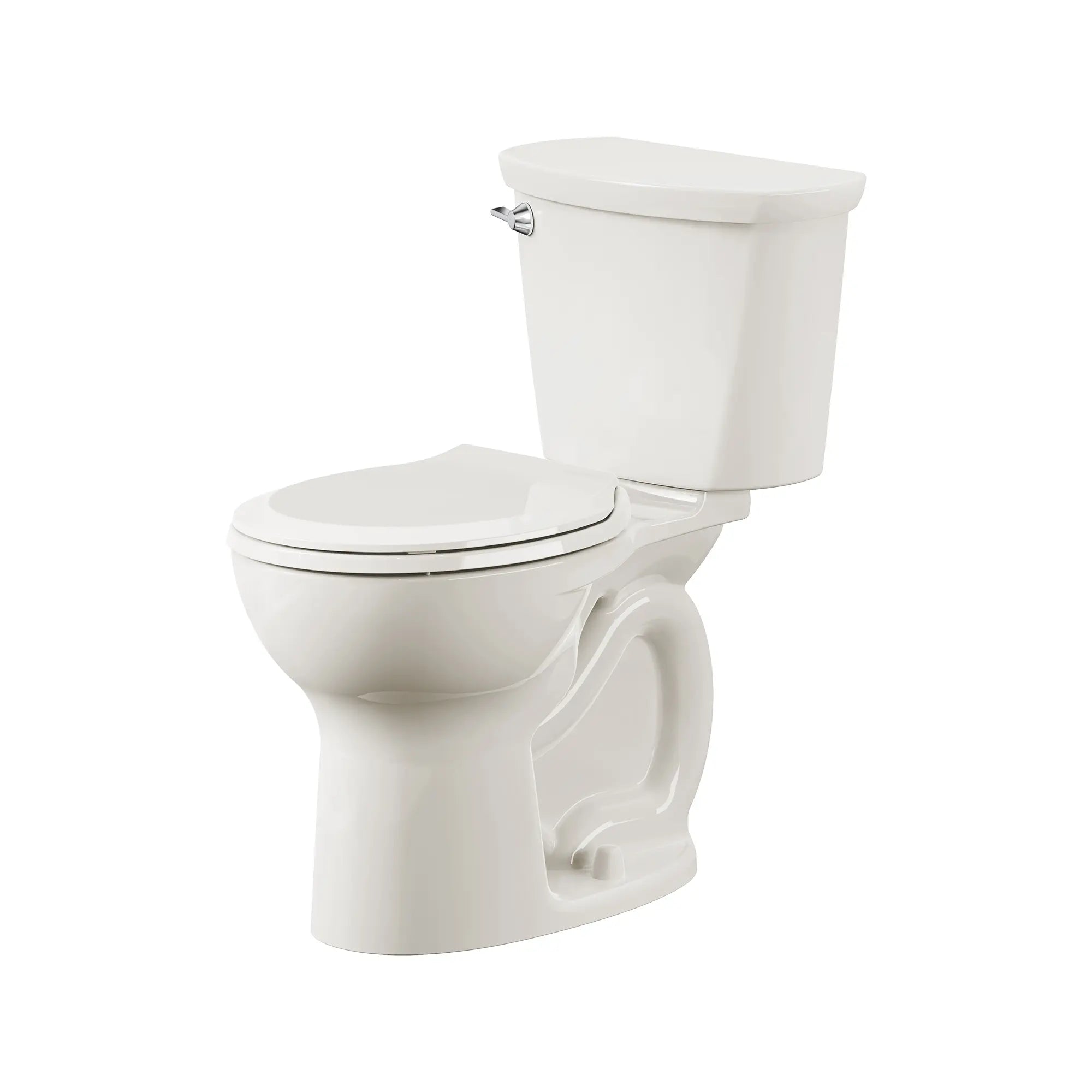 Cadet 12 in. Rough In 2-Piece 1.28 GPF/4.8LPF Single Flush Chair Height Round Front Antimicrobial Toilet with Slow Close Antimicrobial Seat // BONE // 244592_Cadet_SiloLeft_788BA104.021_0001_APRIL2024_CDNwebp.webp