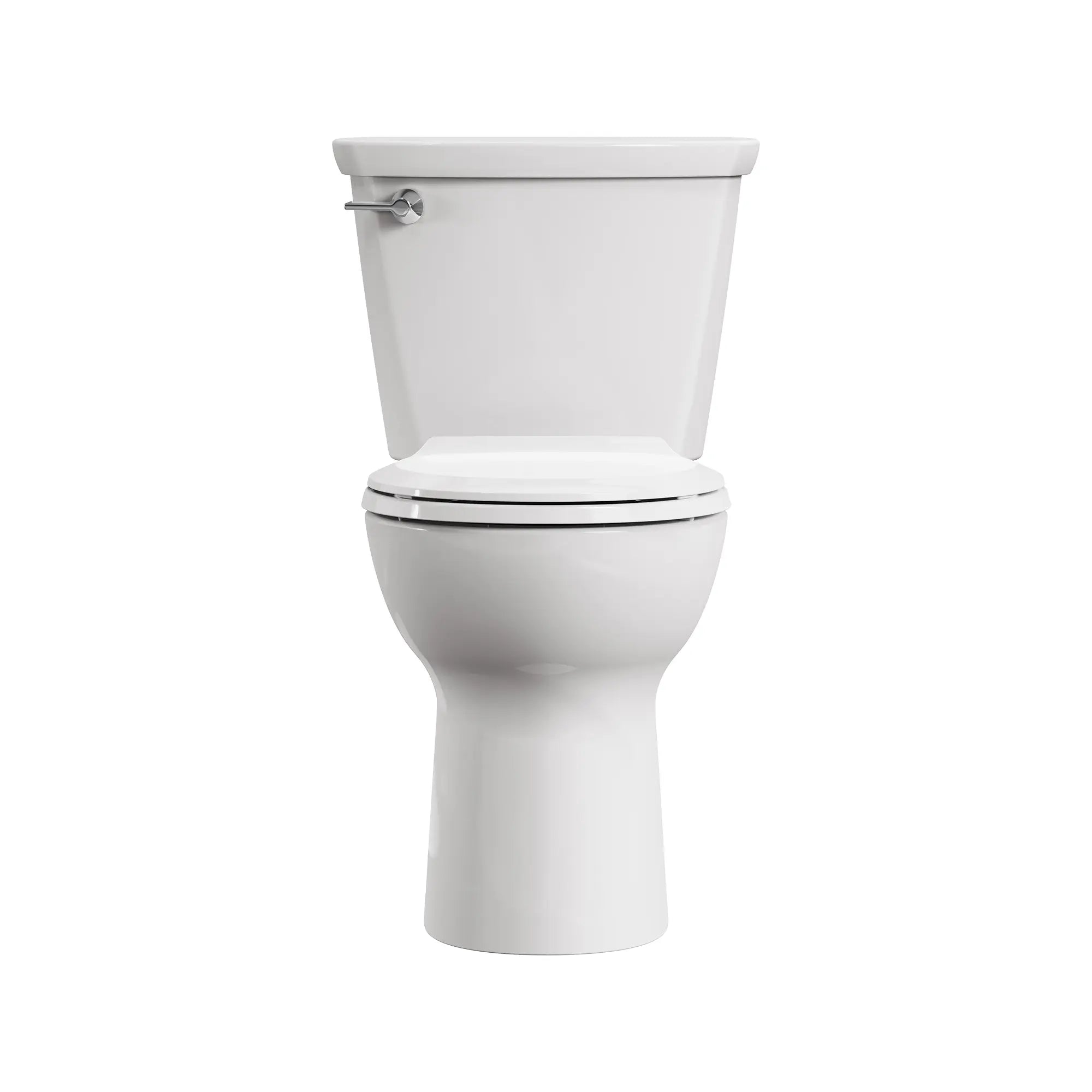 Cadet 12 in. Rough In 2-Piece 1.28 GPF/4.8LPF Single Flush Chair Height Round Front Antimicrobial Toilet with Slow Close Antimicrobial Seat // WHITE // 244705_Cadet_SiloFront_788BA104.020_0001_APRIL2024_CDNwebp.webp