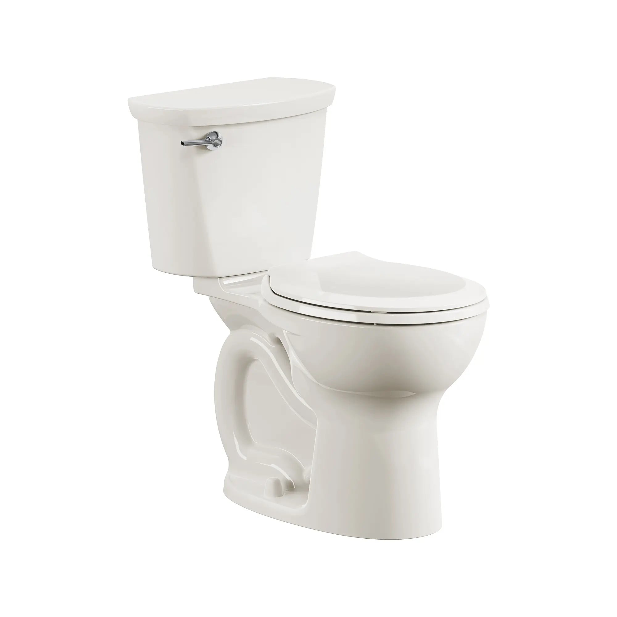 Cadet 12 in. Rough In 2-Piece 1.28 GPF/4.8LPF Single Flush Chair Height Round Front Antimicrobial Toilet with Slow Close Antimicrobial Seat // BONE // 244719_Cadet_SiloRight_788BA104.021_0001_APRIL2024_CDNwebp.webp
