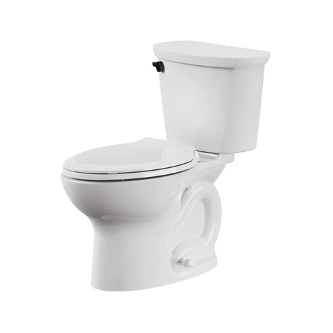 Cadet® PRO Two-Piece 1.28 gpf/4.8 Lpf Chair Height Elongated Toilet With Matte Black Trip Lever Less Seat