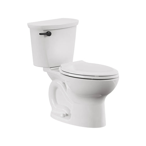 Cadet® PRO Two-Piece 1.28 gpf/4.8 Lpf Chair Height Elongated Toilet With Matte Black Trip Lever Less Seat