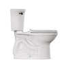 [4225A704.020] Champion Pro 12" Rough-In Tank with Champion Pro Matte Black Trip Lever - White