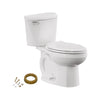 [607AA001.020] Colony3® Two-Piece 1.28 gpf/4.8 Lpf Chair Height Elongated Toilet with Seat and Wax Ring - White
