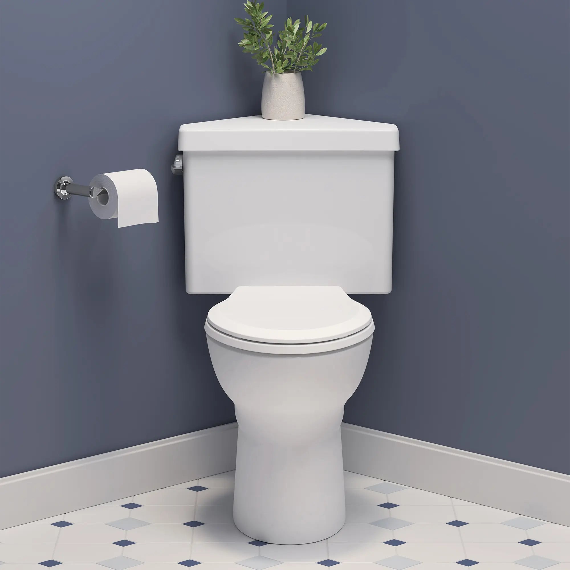 Triangle Cadet® PRO Two-Piece 1.28 gpf/4.8 Lpf Chair Height Elongated Toilet With Seat and Wax Ring // WHITE // 246545_Cadet__EnvironmentCloseUp_609AD001.020_3517A101.020_4189D104.020_5503A00B.020_0001_JUNE2024_CDNwebp.webp