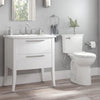 [746TA107.020] Elevation Two-Piece 1.28 gpf/4.8 Lpf Extra Tall Height Elongated Toilet With Seat - White