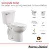 [788AA104.020] Cadet 12 in. Rough In 2-Piece 1.28 GPF/4.8LPF Single Flush Chair Height Elongated Antimicrobial Toilet with Slow Close Antimicrobial Seat - White