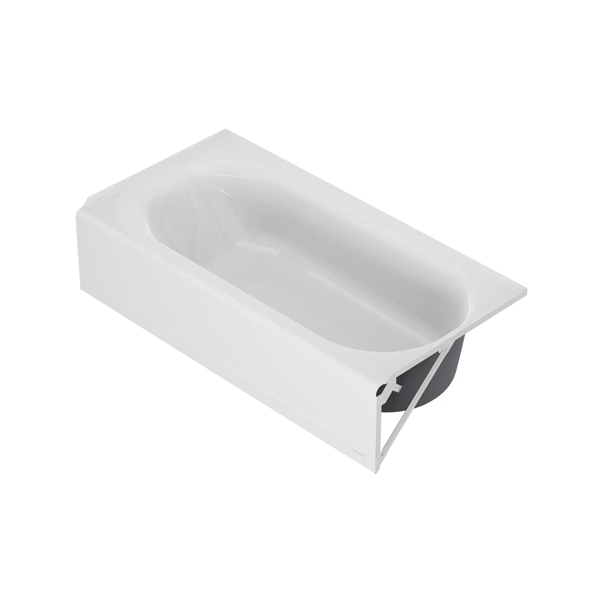 Princeton® Americast® 60 x 32-Inch Integral Apron Bathtub With Right-Hand Outlet // WHITE // 247882_Princeton_SiloLeft_1391202.020_2399202.020_0001_AUGUST2024_0_CDNwebp.webp