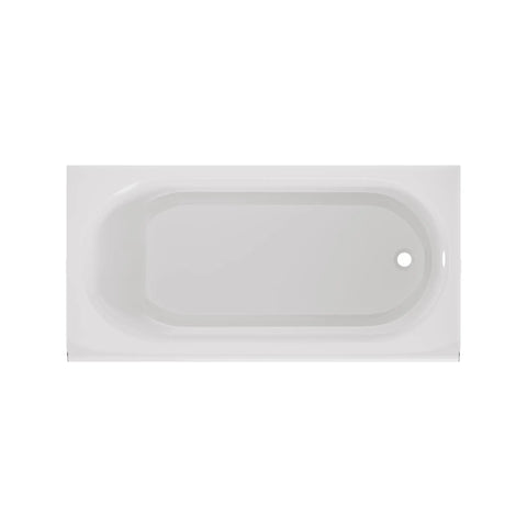 Princeton® PRO Steel 60 x 30-inch Integral Apron Bathtub with Right-Hand Outlet