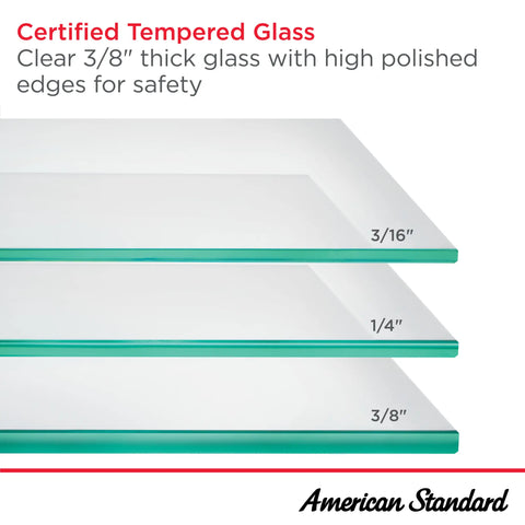 Prestige 68-Inch High Framed Sliding Shower Door