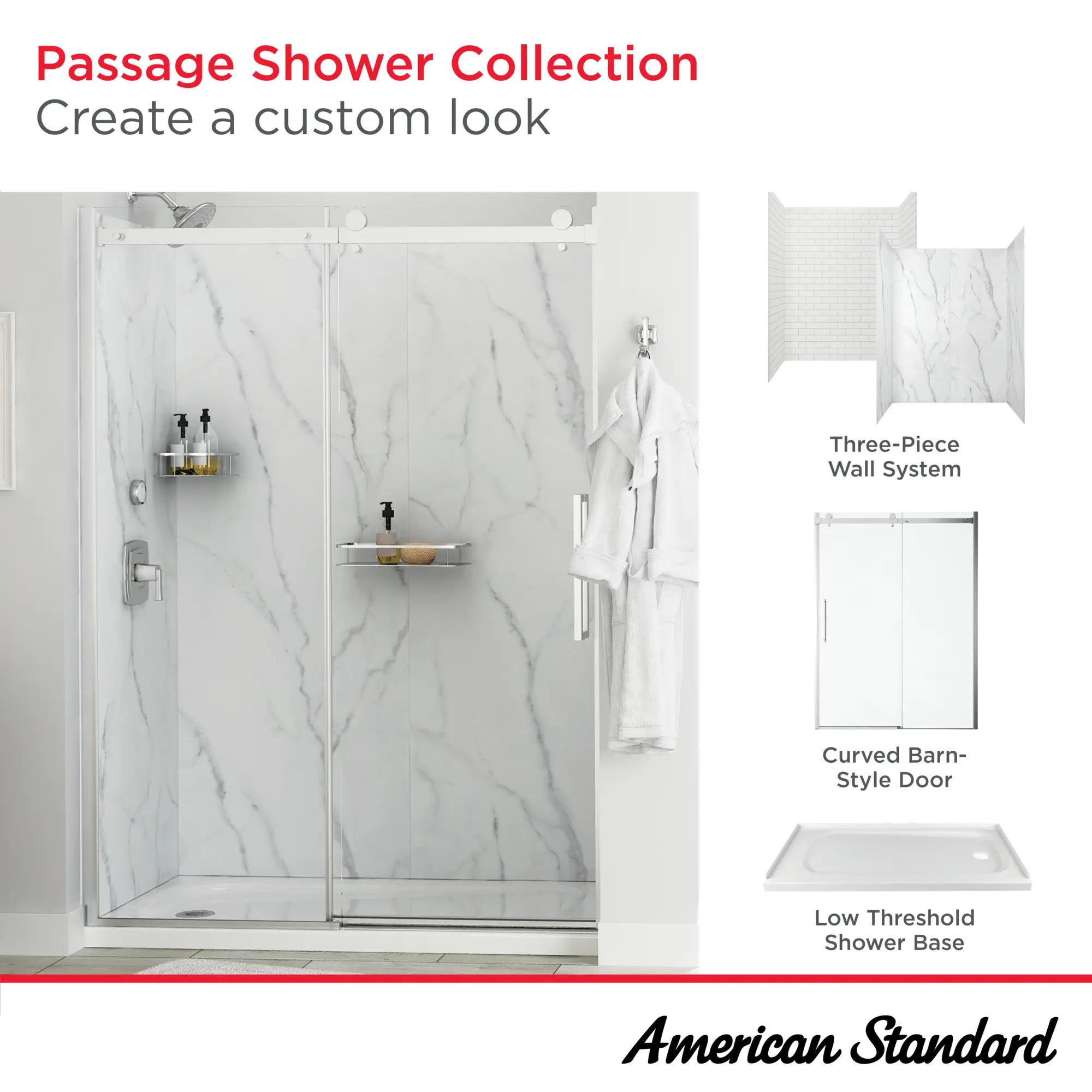 Passage 60 x 32 x 72-Inch Shower Wall Set // PEWTER TRAVERTINE // 249198_Passage_Infographic_A8011T-RHO_0002_OCT2024_1_CDNwebp.webp