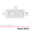 Princeton® Americast® 60 x 30-Inch Integral Apron Bathtub with Right-Hand Outlet // WHITE // 249209_Princeton_Infographic_2391S_0001_OCT2024_CDNwebp.webp