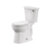 [608BA001.020] Edgemere® Two-Piece 1.28 gpf/4.8 Lpf Chair-Height Round-Front Right-Hand Trip Lever Toilet With Seat and Wax Ring - White