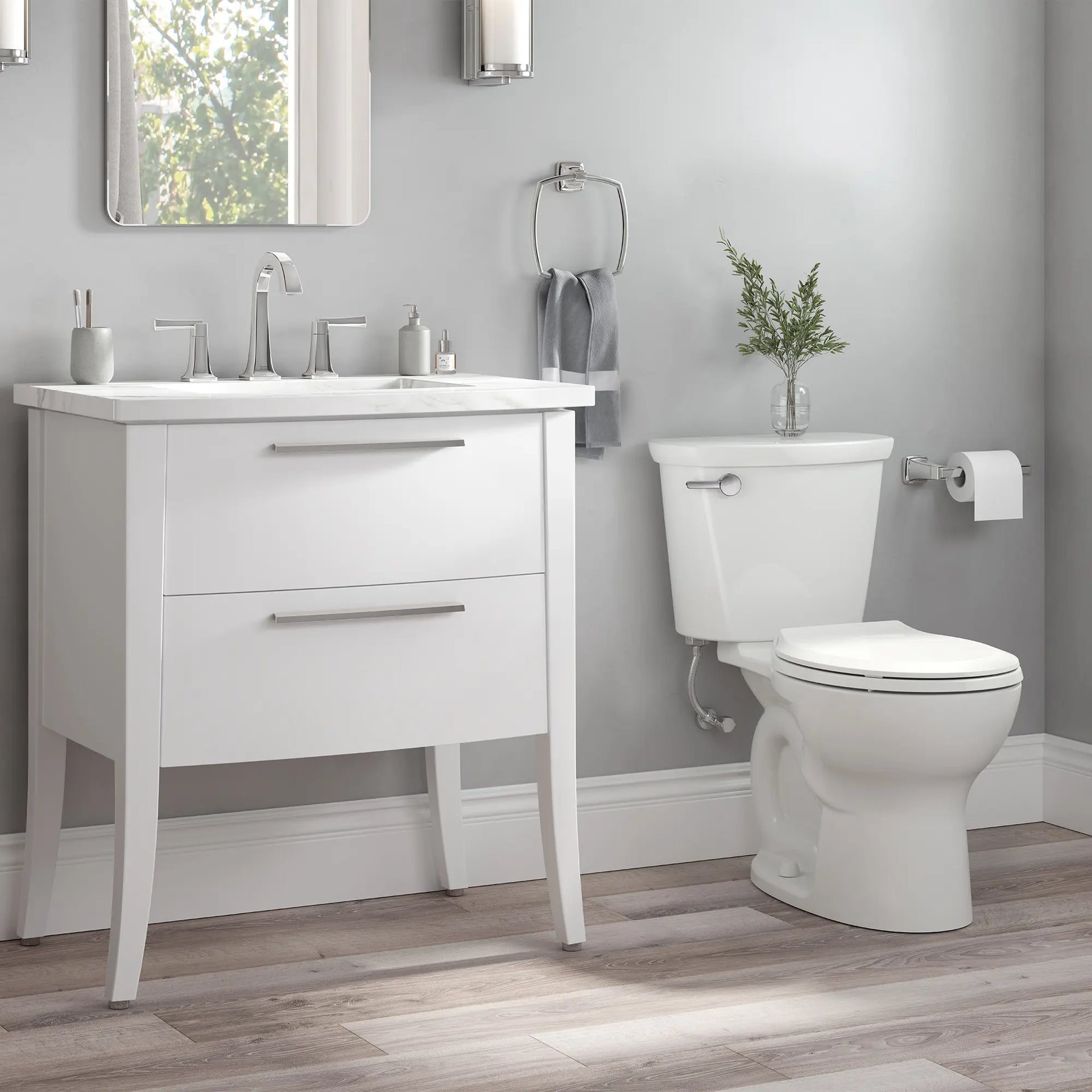 Cadet® PRO Two-Piece 1.28 gpf/4.8 Lpf Standard Height Round Front Toil