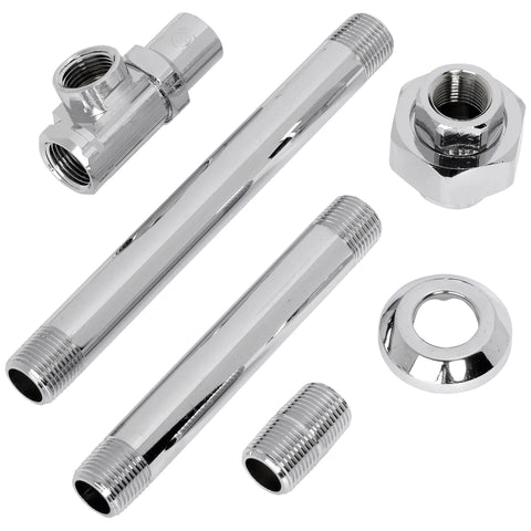 Bed Pan Cleanser with Self-Closing Spray Valve and Wall Mounted Pedal Valve