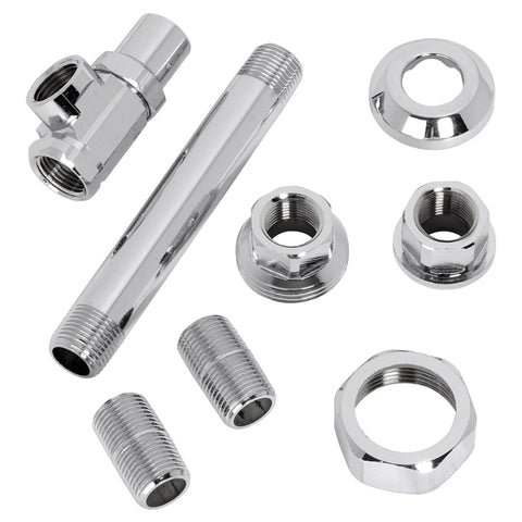 Bed Pan Cleanser with Self-Closing Spray Valve and Wall Mounted Pedal Valve