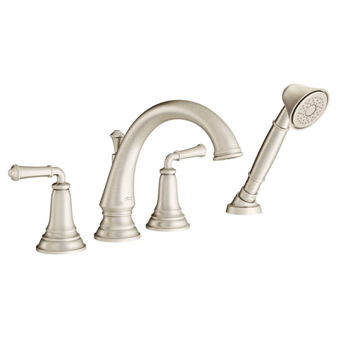 Delancey® Bathtub Faucet With  Lever Handles and Personal Shower for Flash® Rough-In Valve