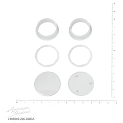 [7301540-200.0200A] 7301540-200.0200A-BOLT CAP COVER RP KIT CONC TRAPW BOWL - White