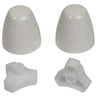 [7381148-200.0200A] 7381148-200.0200A-BOLT CAP KIT, EZ INSTALL TOILETS-WHITE - White