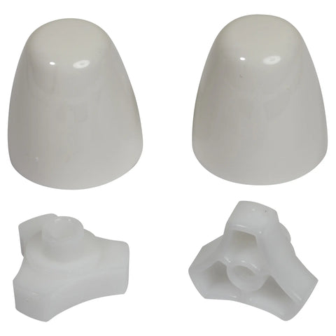 7381148-200.0200A-BOLT CAP KIT, EZ INSTALL TOILETS-WHITE