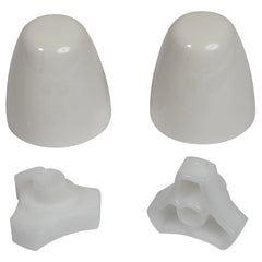 [7381148-200.0200A] 7381148-200.0200A-BOLT CAP KIT, EZ INSTALL TOILETS-WHITE - White