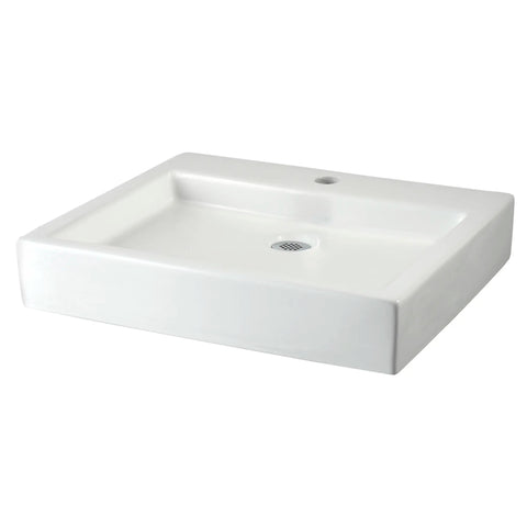 Studio® 22 x 18-1/2-Inch Above Counter Sink With Center Hole Only
