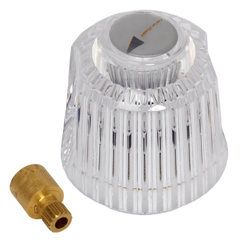 Bath Shower Clear Acrylic Knob Handle