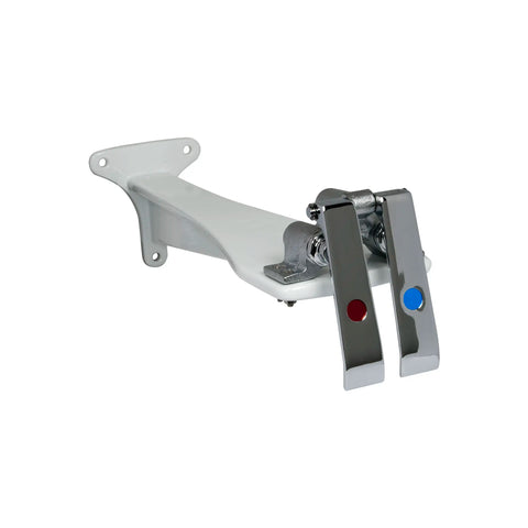 Self-Closing Double Knee-Action Valve with Wall Mount Bracket