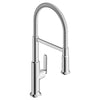 [1176960020] Sonner Single-Handle Semi-Pro 3-Function Kitchen Faucet 1.8 gpm/6.8 L/min with Deck Plate - Brushed Cool Sunrise