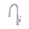 [1176340750] Highgrove Single-Handle Pull-Down 3-Function Kitchen Faucet 1.8 gpm/6.8 L/min with Deck Plate  - Brushed Cool Sunrise