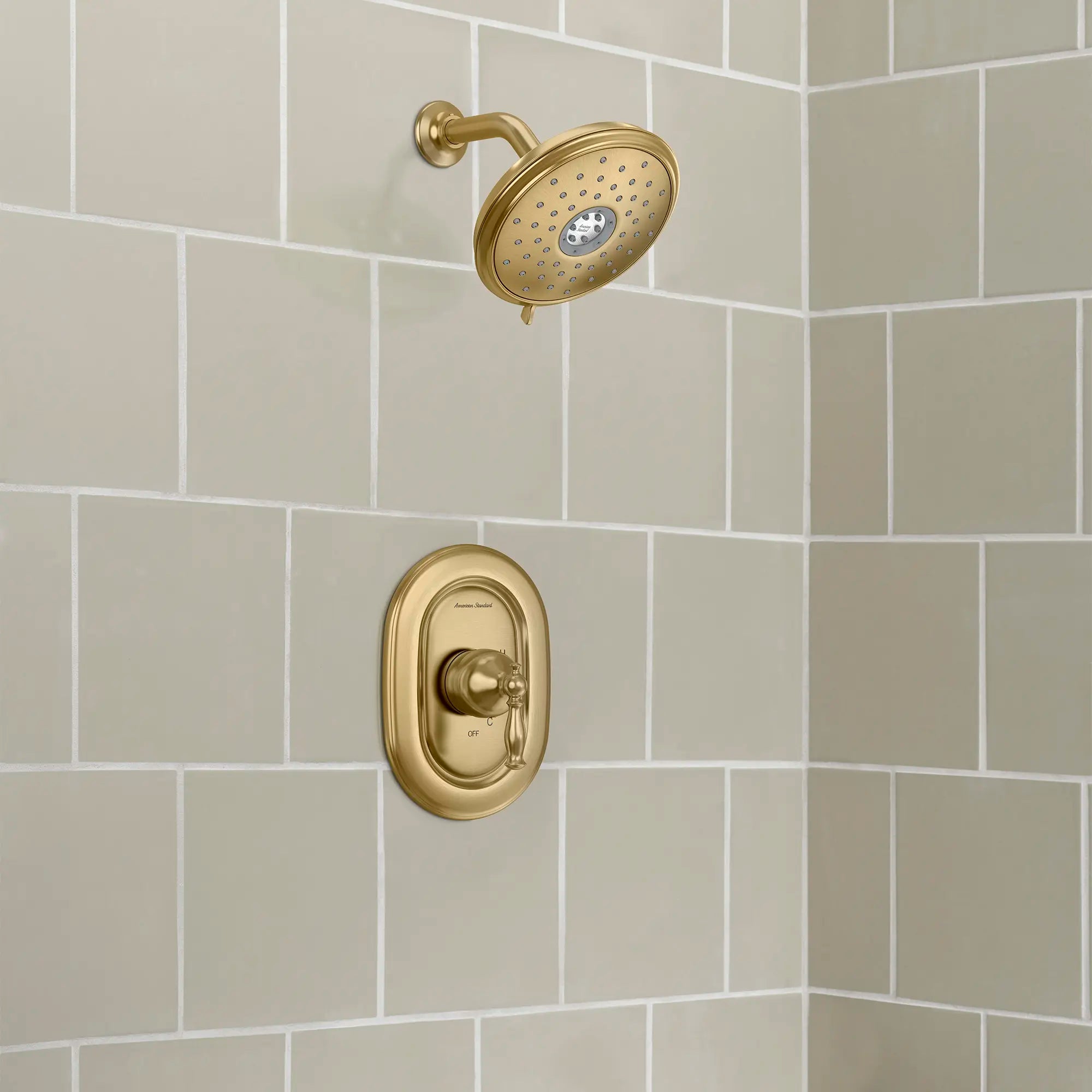 Spectra® Fixed Traditional 7-1/4-Inch 1.8 gpm/6.8 L/min Water-Saving Fixed Showerhead // BRUSHED COOL SUNRISE // 262265_B-TU440507GN0_9138073GN0_0_CDNwebp.webp