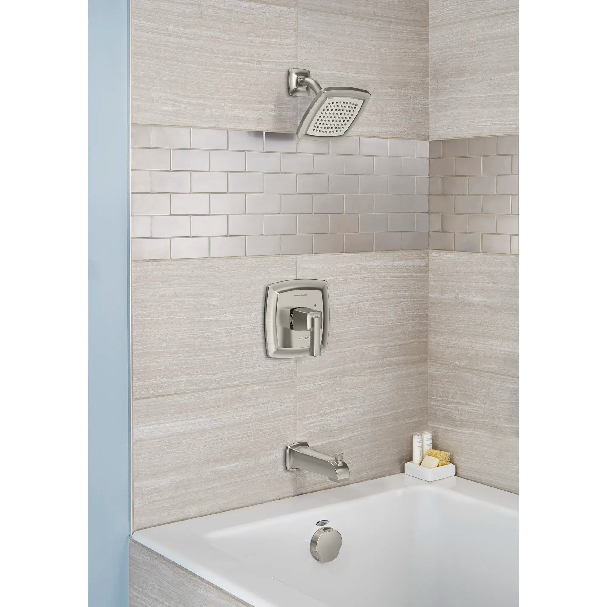 Townsend® 1.75gpm/6.6 L/min Tub and Shower Trim Kit With Water-Saving Showerhead, Double Ceramic Pressure Balance Cartridge With Lever Handle // TUB & SHOWER / 1.75 GPM / BRUSHED NICKEL // 262266_B-TU353508295_1660509295_0_CDNwebp.webp