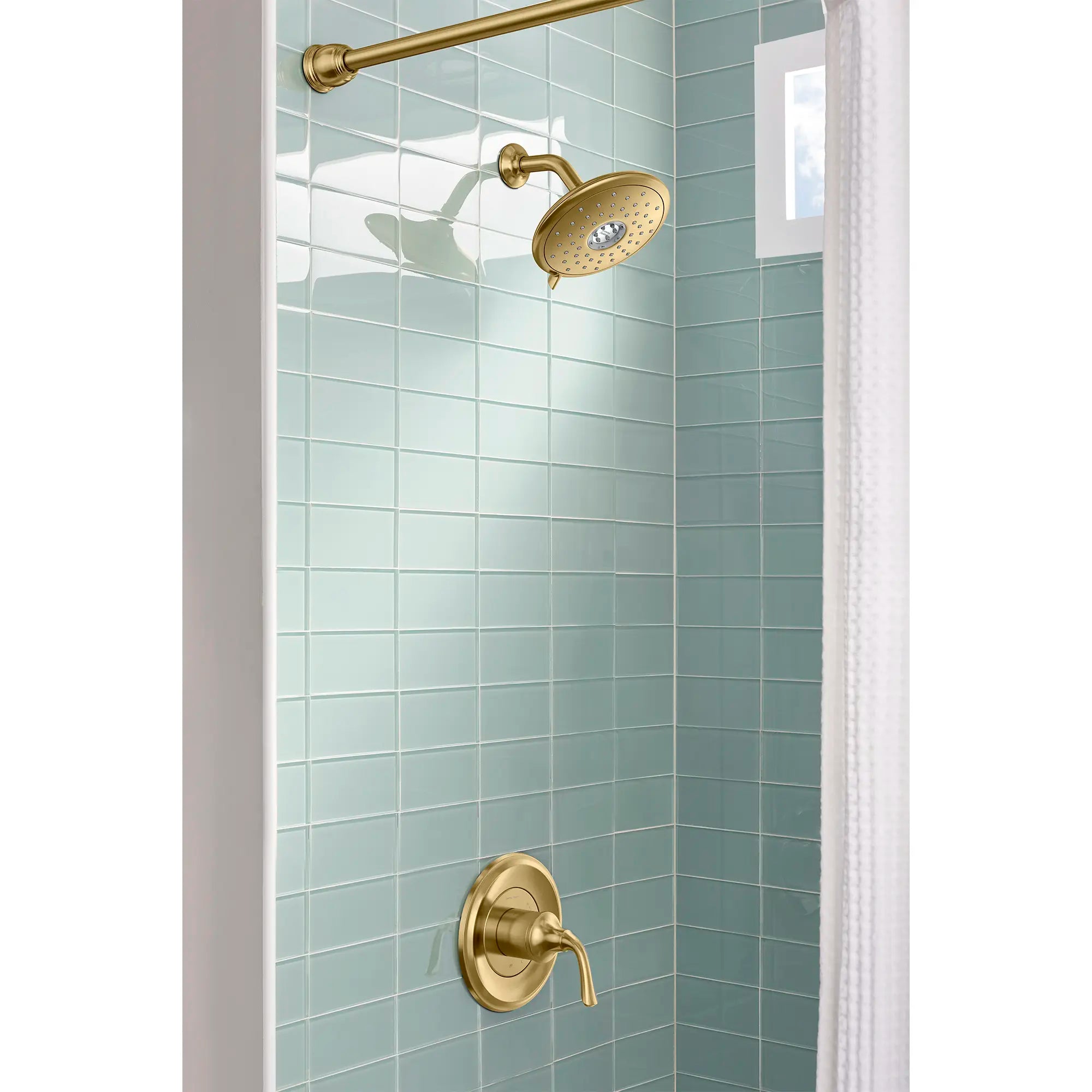 Spectra Fixed 7-Inch 1.8 gpm/6.8 L/min Fixed Showerhead // BRUSHED COOL SUNRISE // 262269_B-9038074GN0_0_CDNwebp.webp