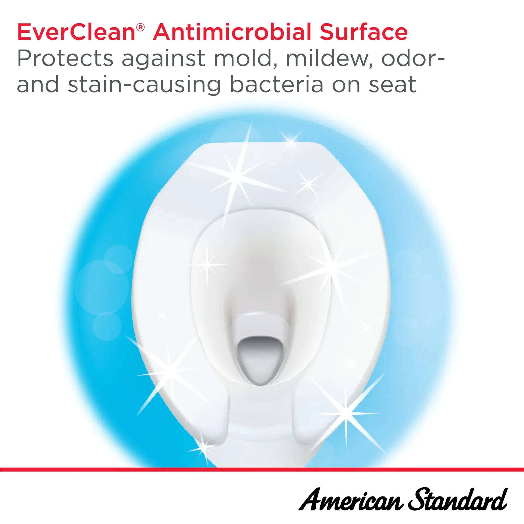 Commercial Heavy Duty Open Front Elongated Toilet Seat with EverClean® Surface and Self-sustaining Hinges // WHITE // 262461_EverClean_Infographic_CommercialSeat_0001_MAY2025_0_CDNwebp.webp