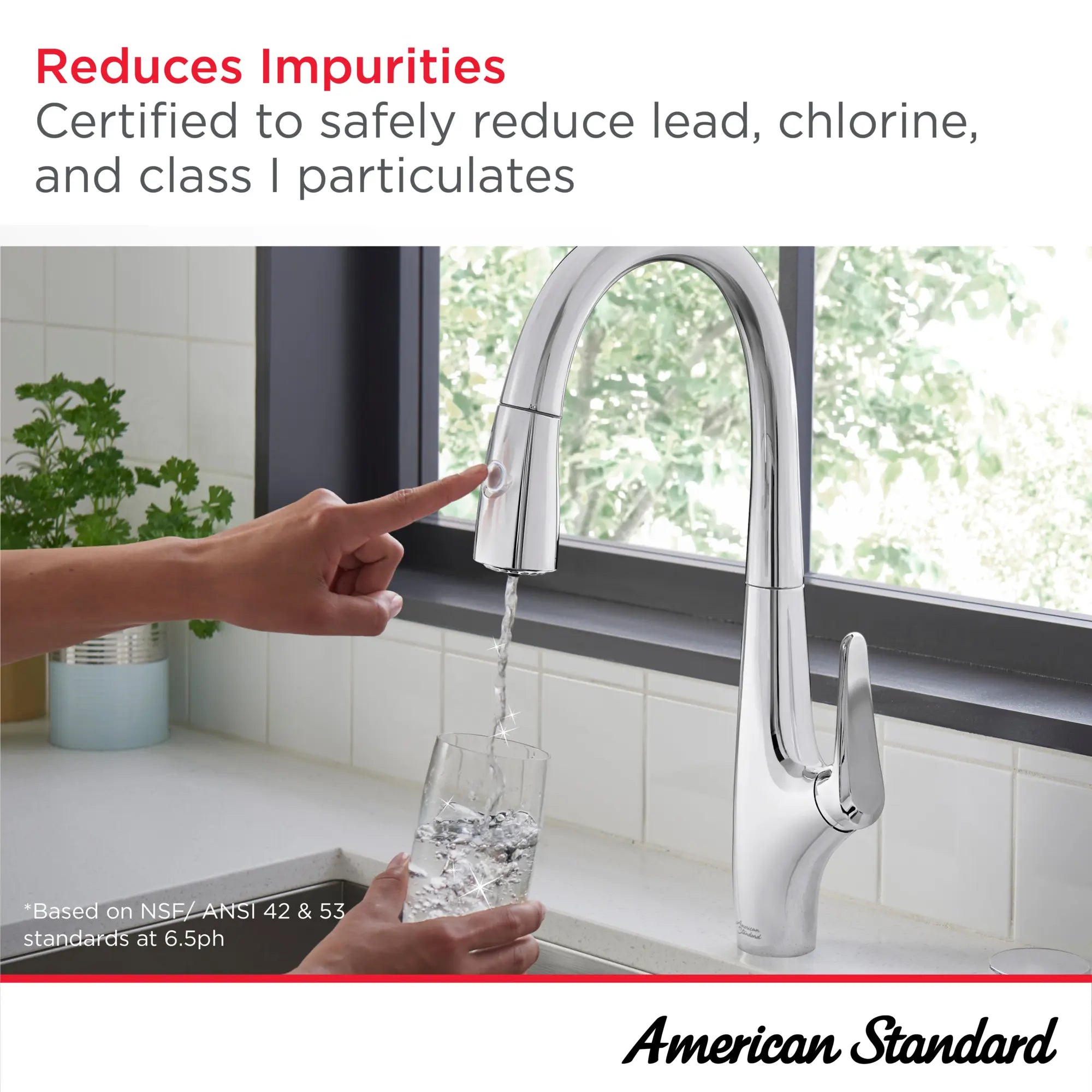 Saybrook® Single-Handle Pull-Down Dual Spray Kitchen Faucet 1.5 gpm/5.7 L/min With Filter // POLISHED CHROME // 262764_Saybrook_Infographic_4902330_0001_MAY2025_0_CDNwebp.webp