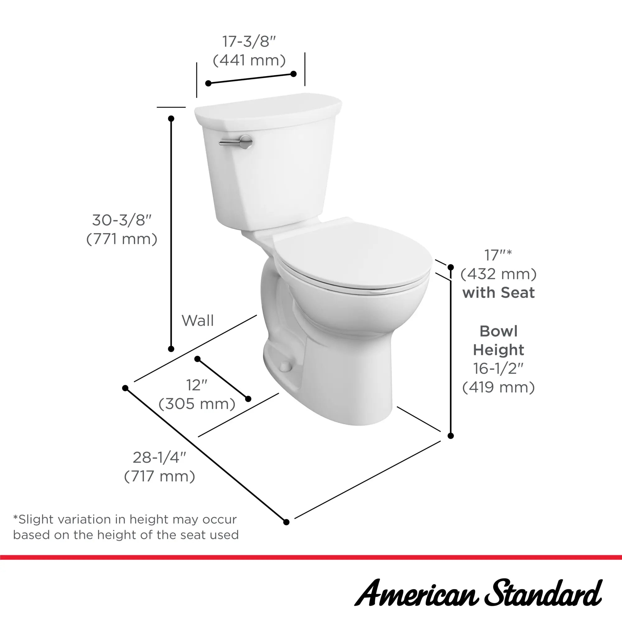 Cadet® PRO Two-Piece 1.28 gpf/4.8 Lpf Chair Height Round Front Toilet Less Seat // WHITE // 264985_Cadet_Infographic_215BA004_0001_May2025_1_CDNwebp.webp
