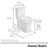 [281AA104.020] Town Square® S Skirted Two-Piece 1.28 gpf/4.8 Lpf Chair Height Elongated Toilet With Seat - White