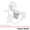 [2462100.020] Cadet® Two-Piece Pressure Assist 1.1 gpf/4.2 Lpf Elongated EverClean® Toilet - White