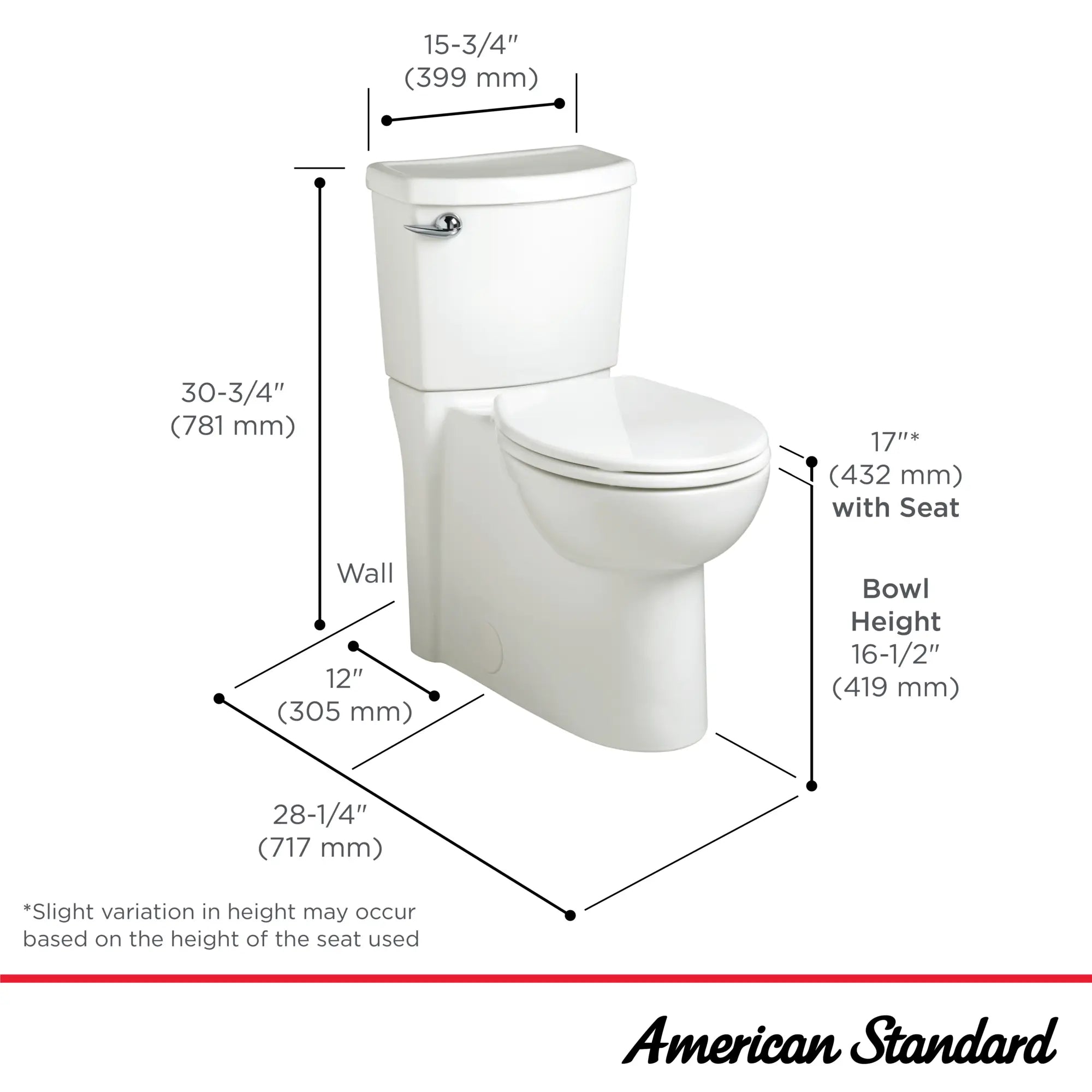 Cadet® 3 FloWise Skirted Two-Piece 1.28 gpf/4.8 Lpf Chair Height Round Front Toilet With Seat // WHITE // 265014_Cadet_Infographics_2988101_0001_May2025_1_CDNwebp.webp